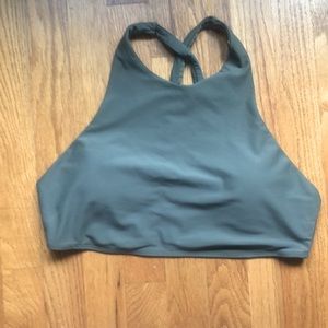 Aerie high neck swim top